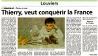 Un article sur Thierry Bailly dans la Dépêche du 7 mars 2013 suite à son titre de champion de Haute‑Normandie dans la catégorie Poussins